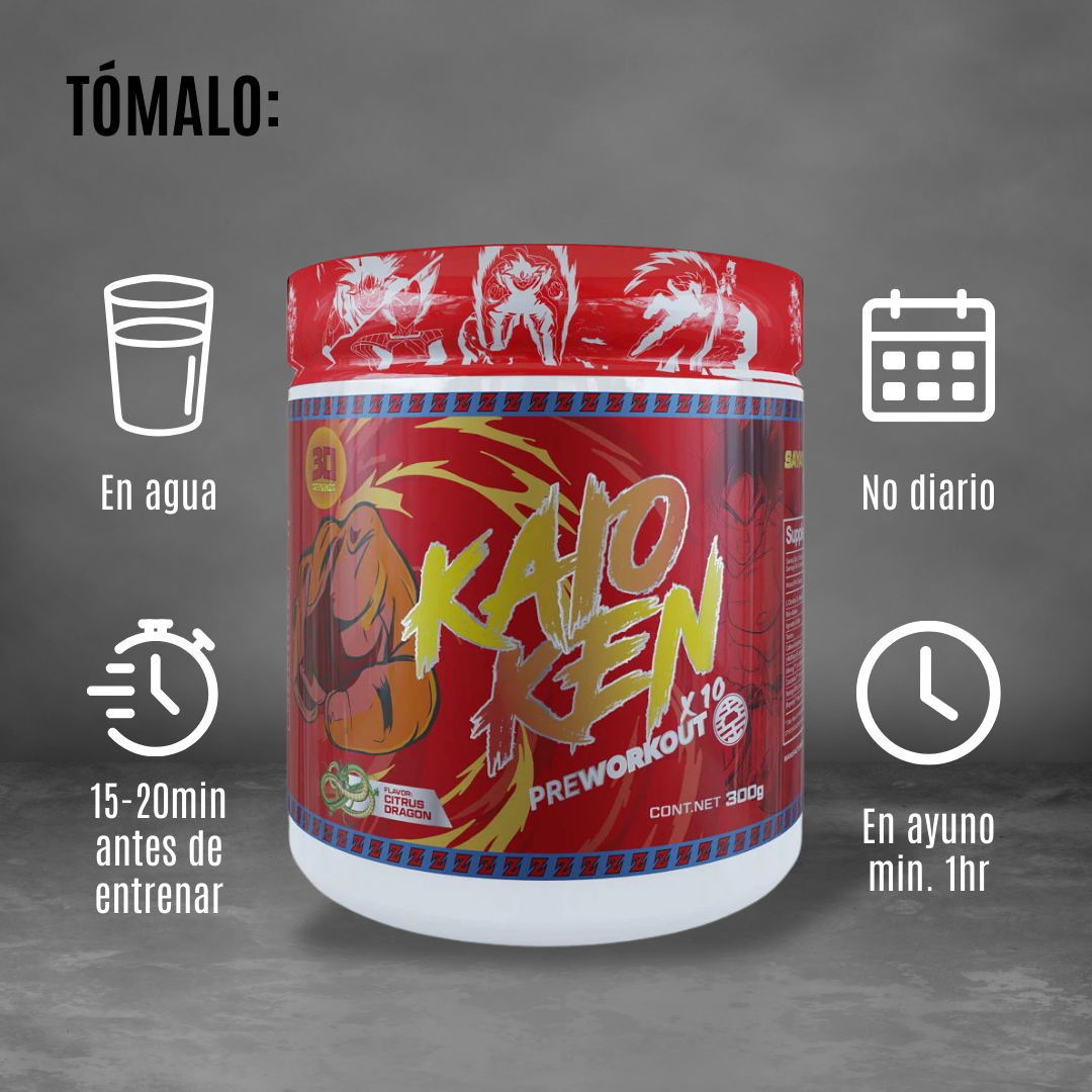 KAIO KEN PREWORKOUT X10 300G