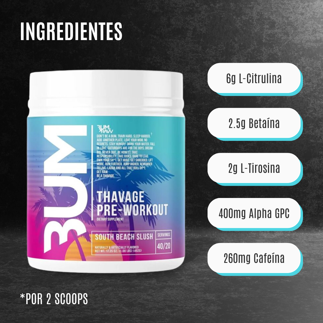 CBUM THAVAGE PRE 40 SERV