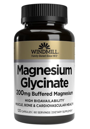 MAGNESIUM GLYCINATE 200 MG 120 CAPS WHP