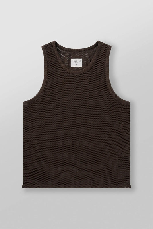 COTTON MESH TANKS #3024