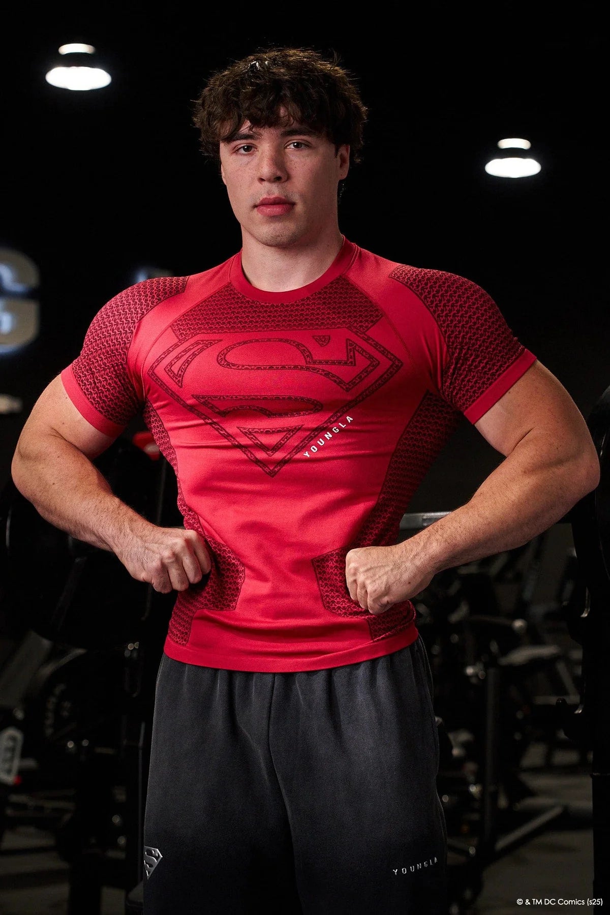 SUPERMAN COMPRESSION TEES #4117
