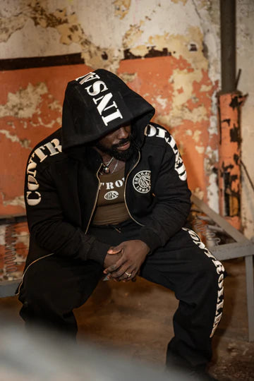 WHITEOUT SHADOW ZIP UP HOODIE