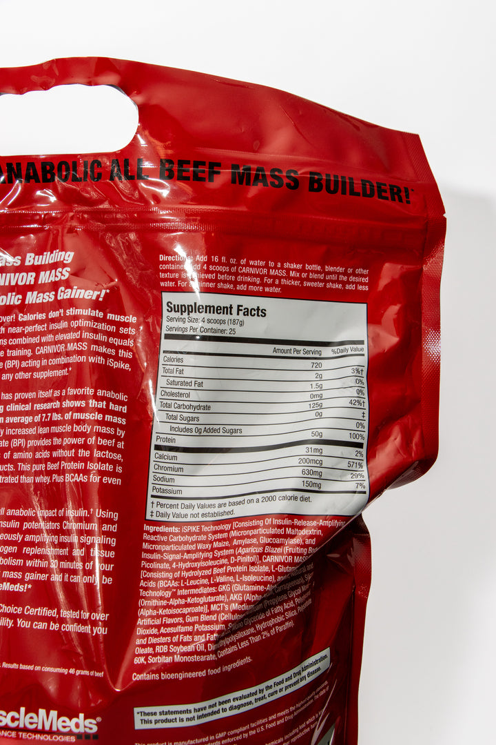 MMD CARNIVOR MASS 10 LBS 25 SERV