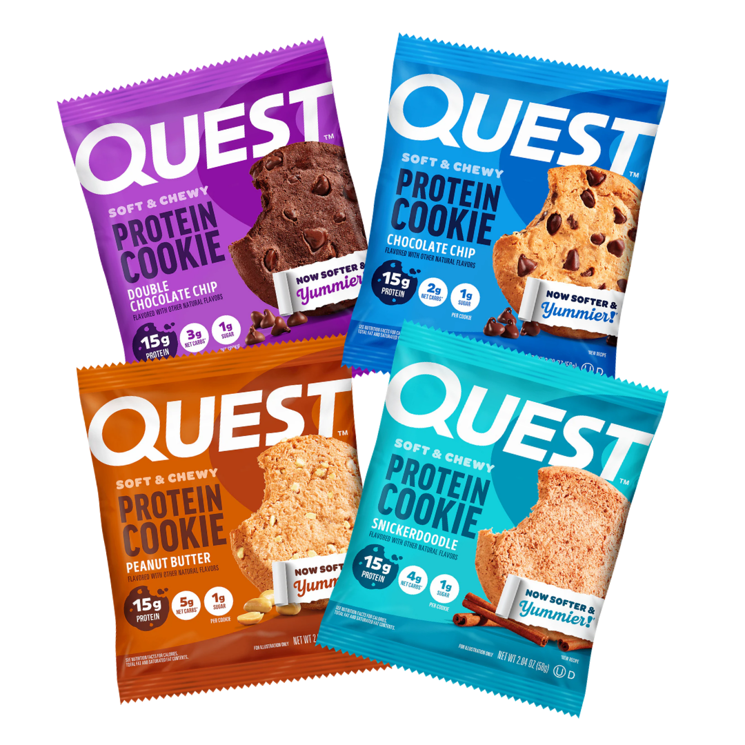 QUEST PROTEIN CHEWY COOKIES 4 PACK