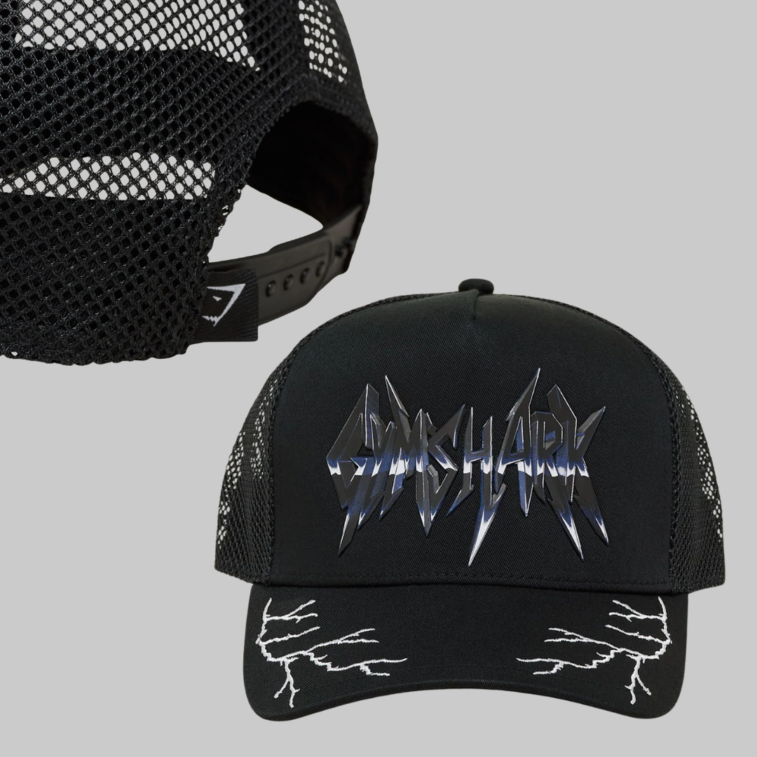 LIGHTNING GRAPHIC TRUCKER CAP