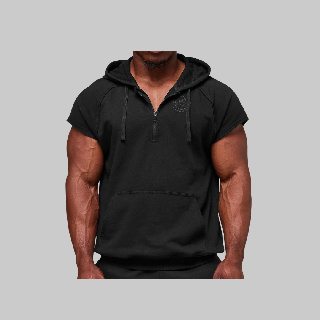 LEGACY 1/4 ZIP CAP SLEEVE HOODIE