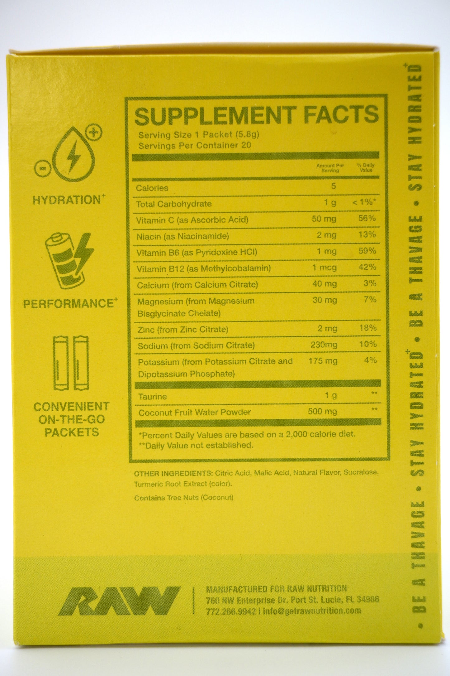 CBUM HYDRATION 20 SERV