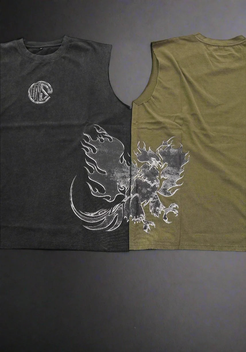 FOREST GREEN RISING PHOENIX CUTOFF