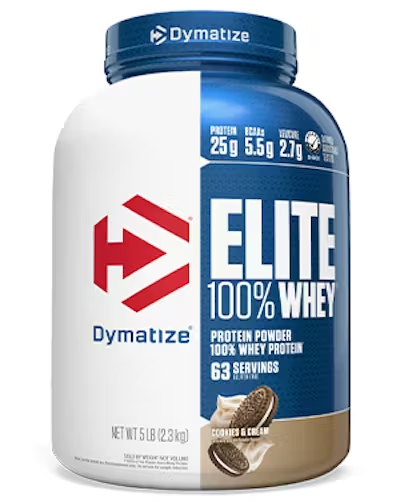 ELITE WHEY 5LBS 63 SERV DYMATIZE