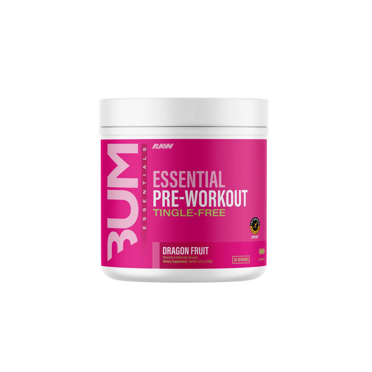 RAW ESSENTIAL TINGLE-FREE PREWORKOUT 30 SERV