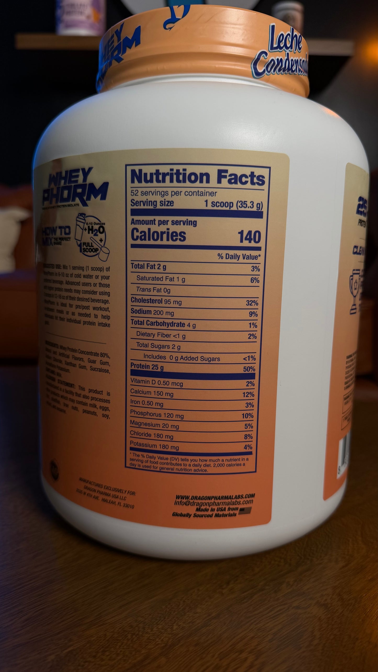 DRAGON WHEY PHORM 5LB