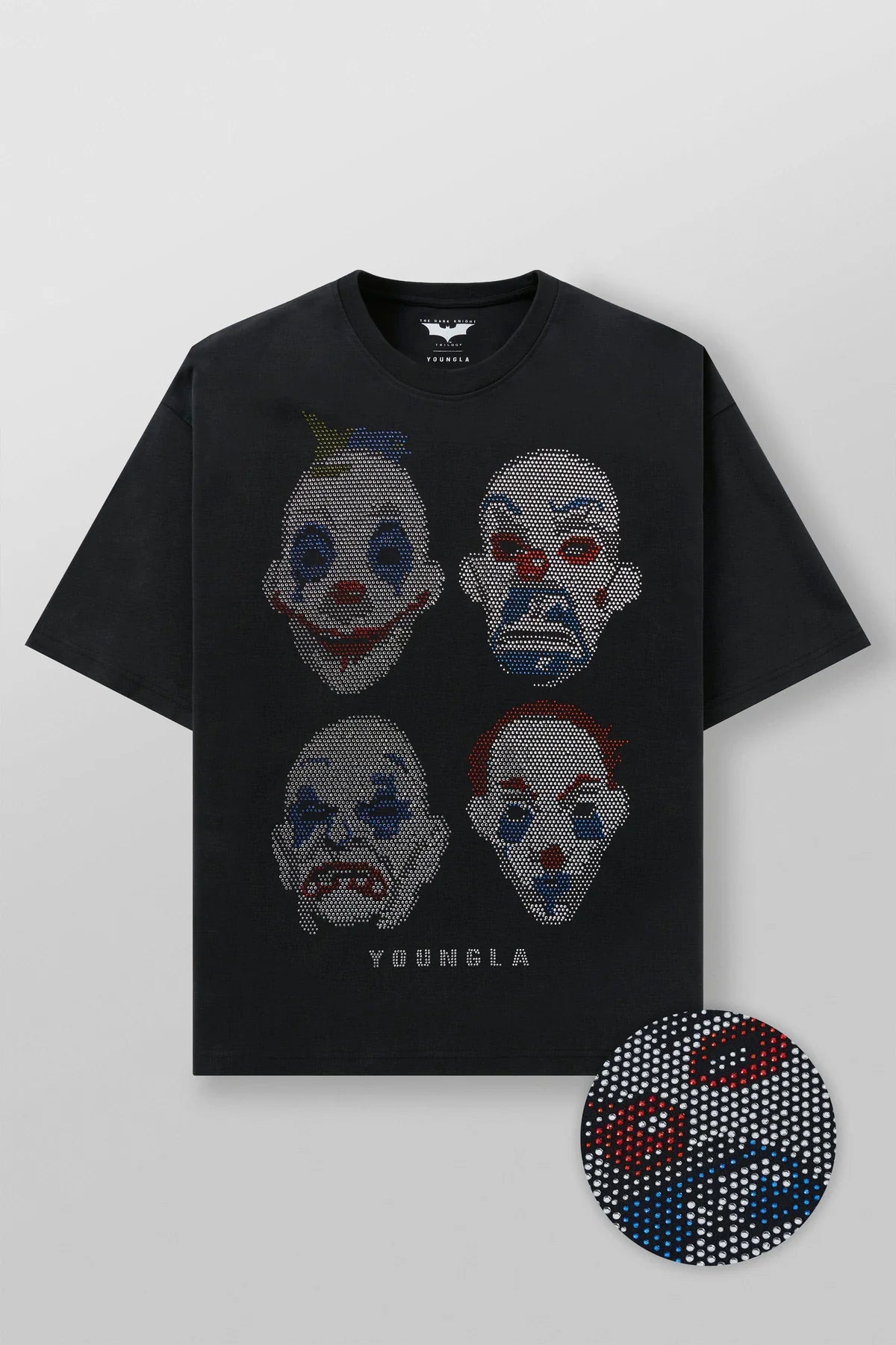 BATMAN RHINESTONE TEES #4257
