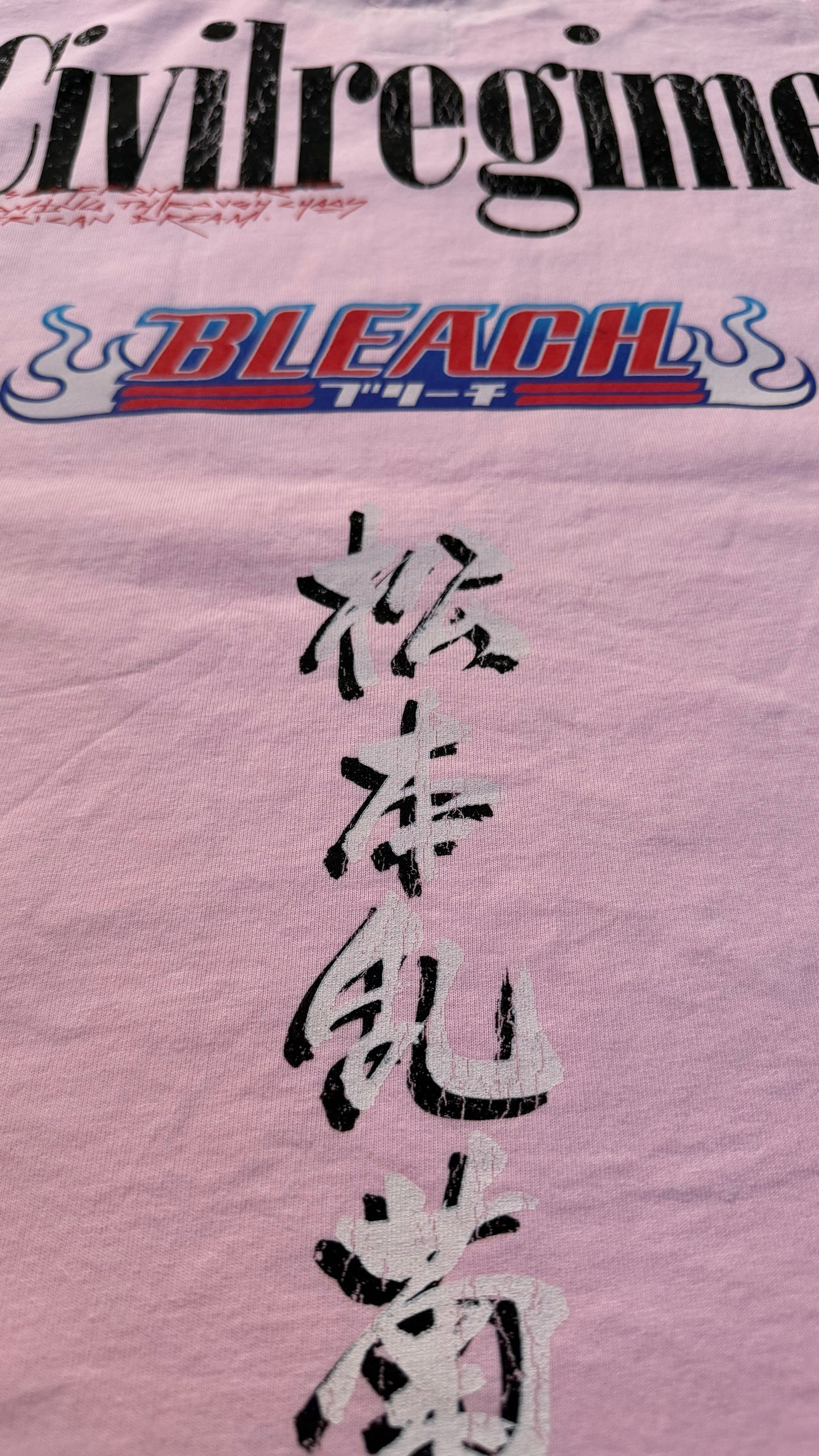 RANGIKU'S CHAOS 199X OVERSIZED TEE BLEACH