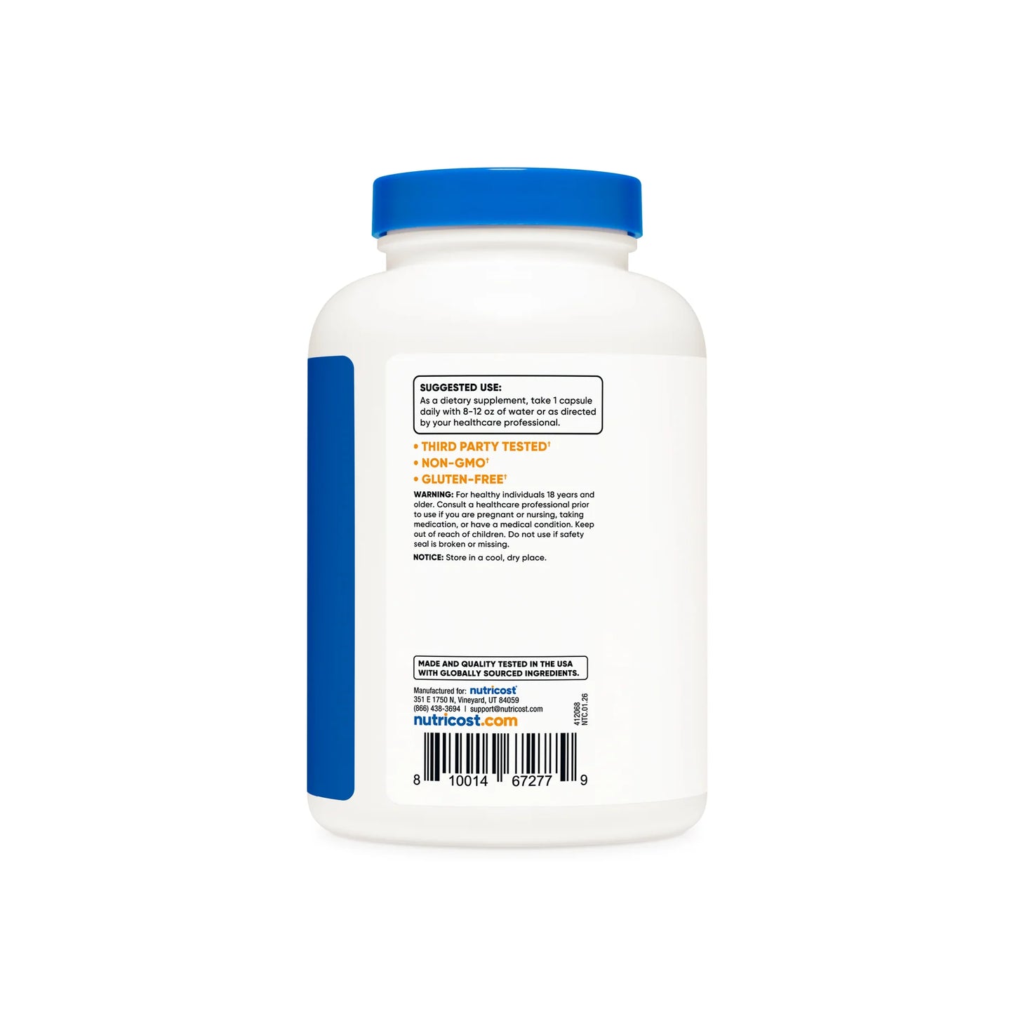 NUTRICOST MAGNESIUM COMPLEX 500MG 240 SERV