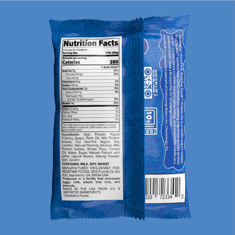 REDEFINE OATMEAL PROTEIN PIE 8 PACK