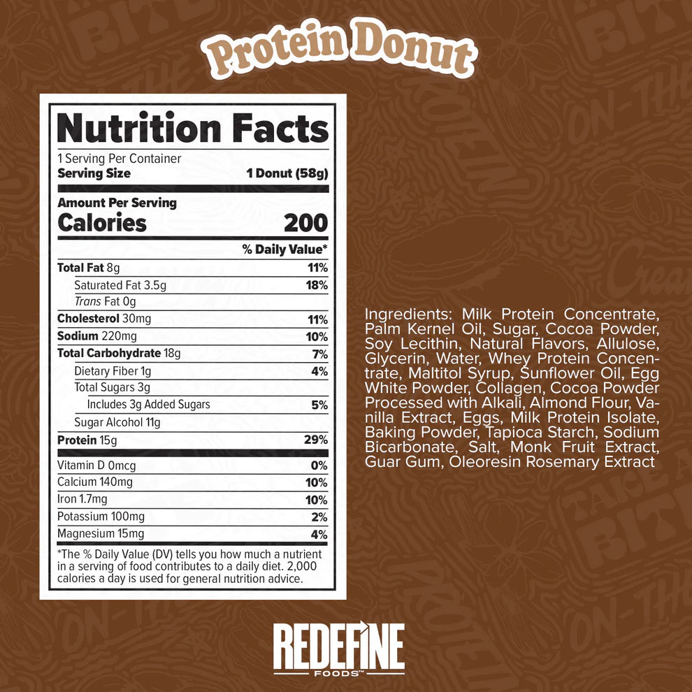 REDEFINE PROTEIN DONUTS