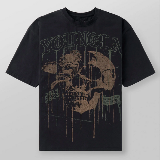 FORAL SKULL TEES #4116