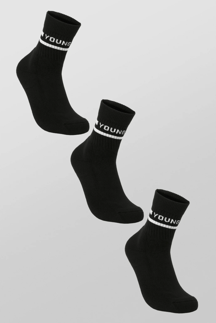 QUARTER LENGTH SOCKS 3 PACK #7001