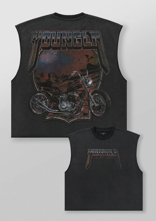VINTAGE BIKER TANKS #3015