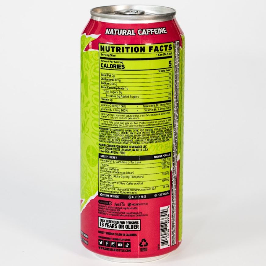 GHOST ENERGY DRINK 12 PACK