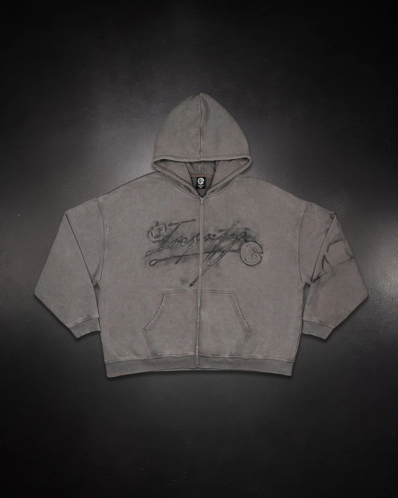 SMOKE ZIP UP HOODIE
