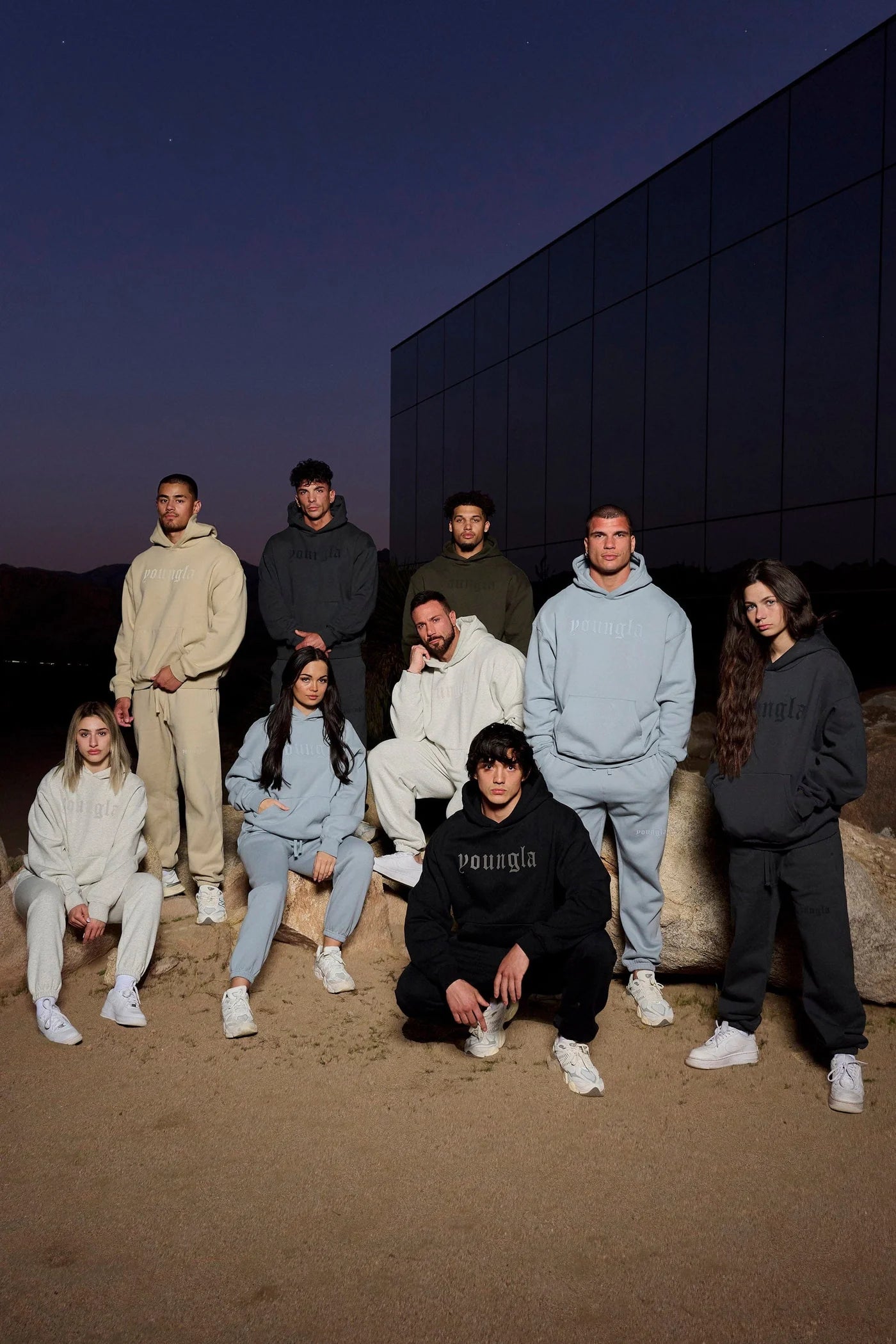 CONJUNTO CLOUD 9 AZUL/CARBÓN