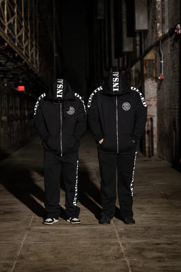 WHITEOUT SHADOW ZIP UP HOODIE