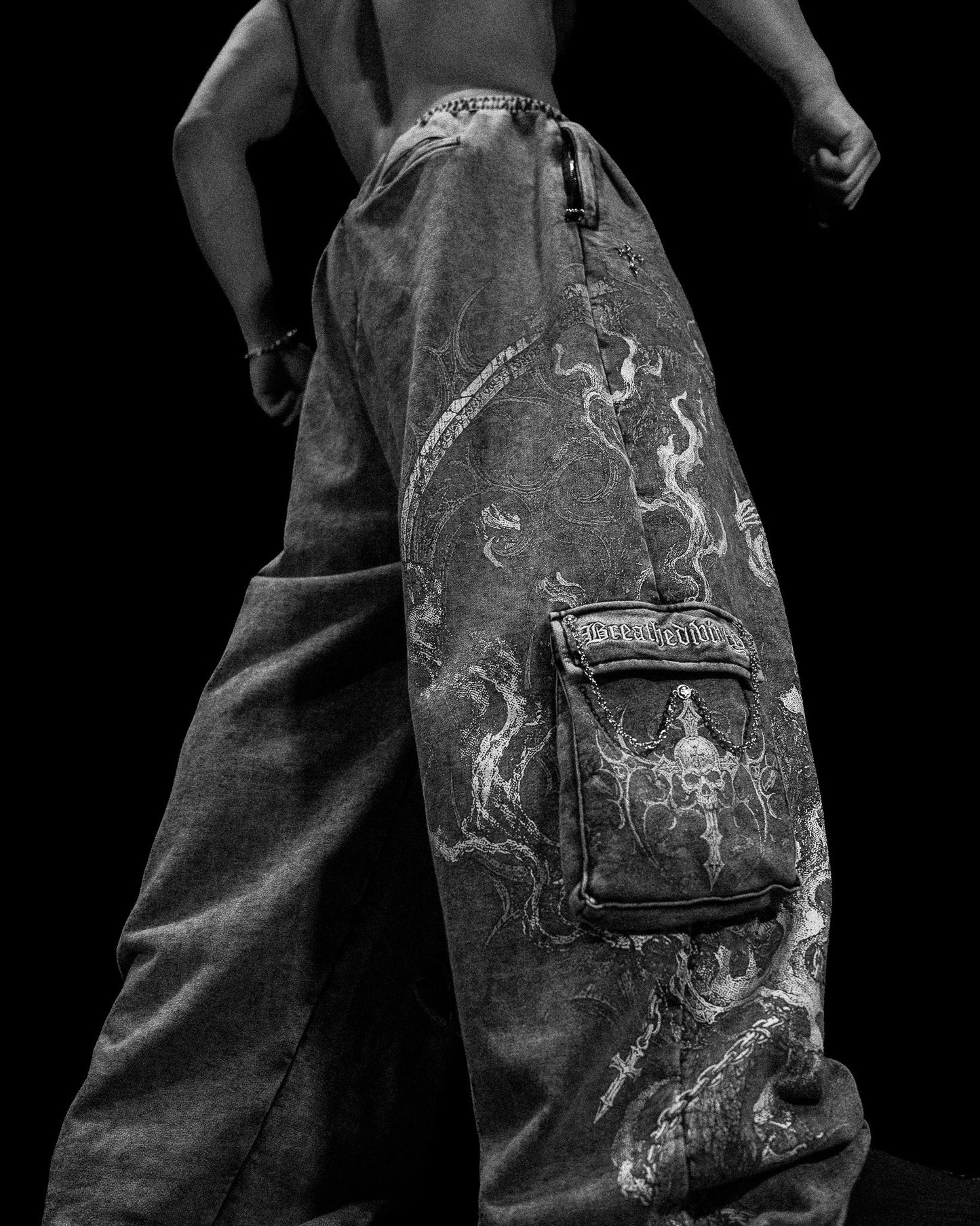 DEATHWISH LUXURY TARNISHED UNCUFFED CARGOS
