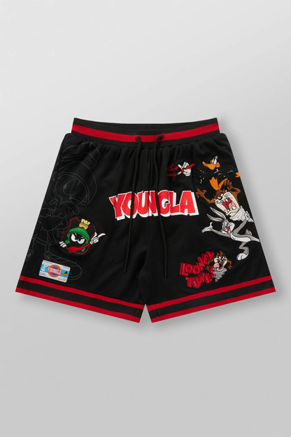 LOONEY TUNES EMBROIDERED PATCH SHORTS #1071