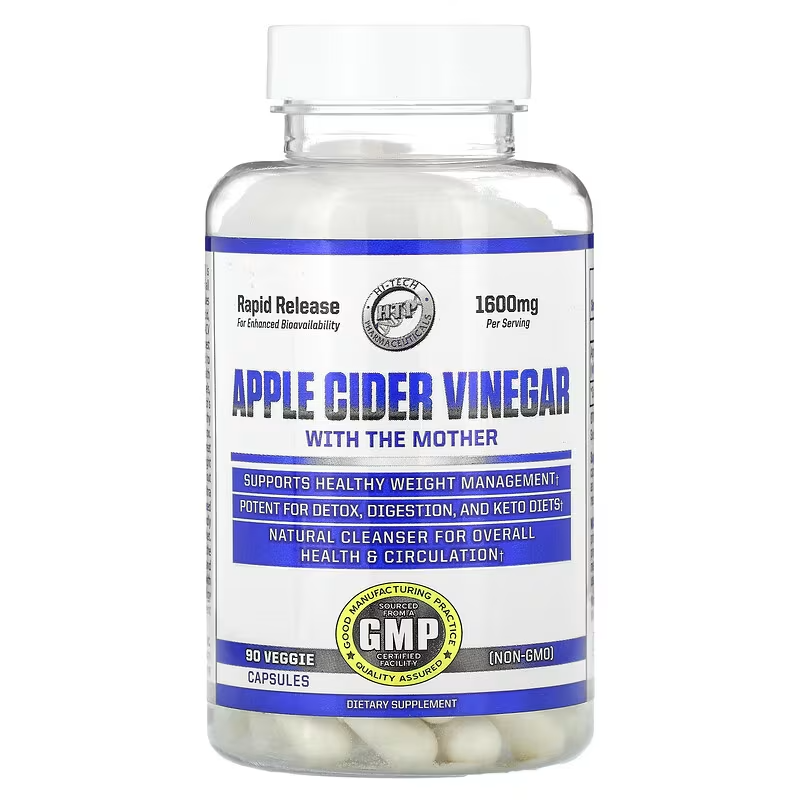 APPLE CIDER VINEGAR 90 CAPS HTP