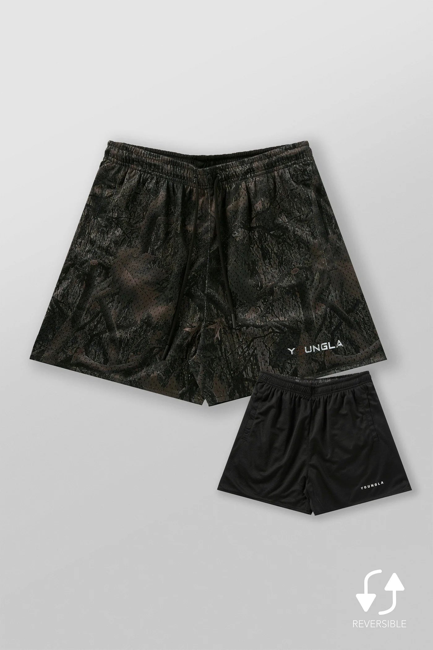 TREE CAMO MESH SHORTS #1117
