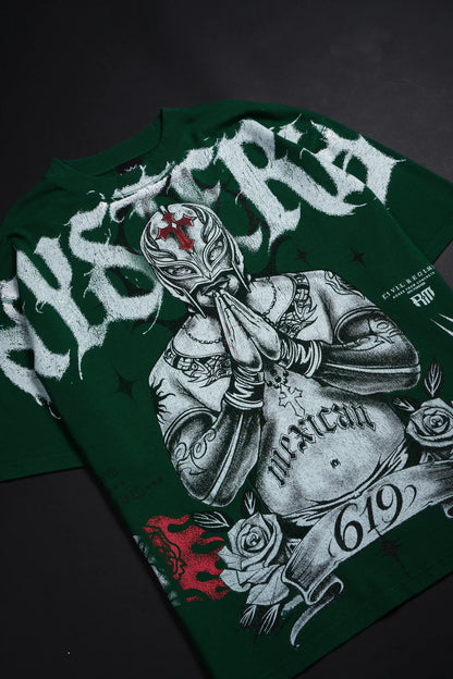 MYSTERIO'S HERITAGE "SIDE BY SIDE" 199X OVERSIZED TEE