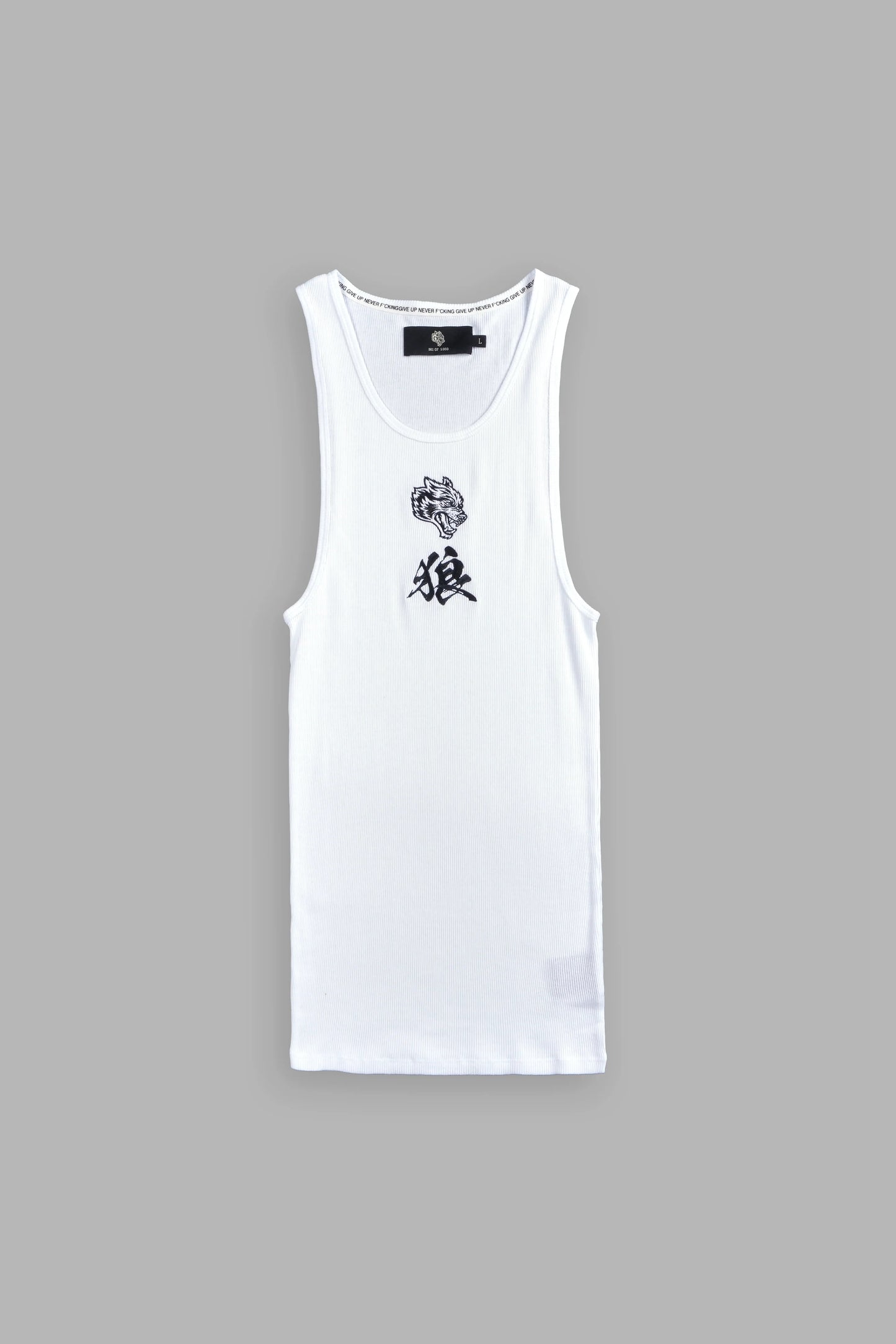 BUSHIDO WOLF RIBBED TANK