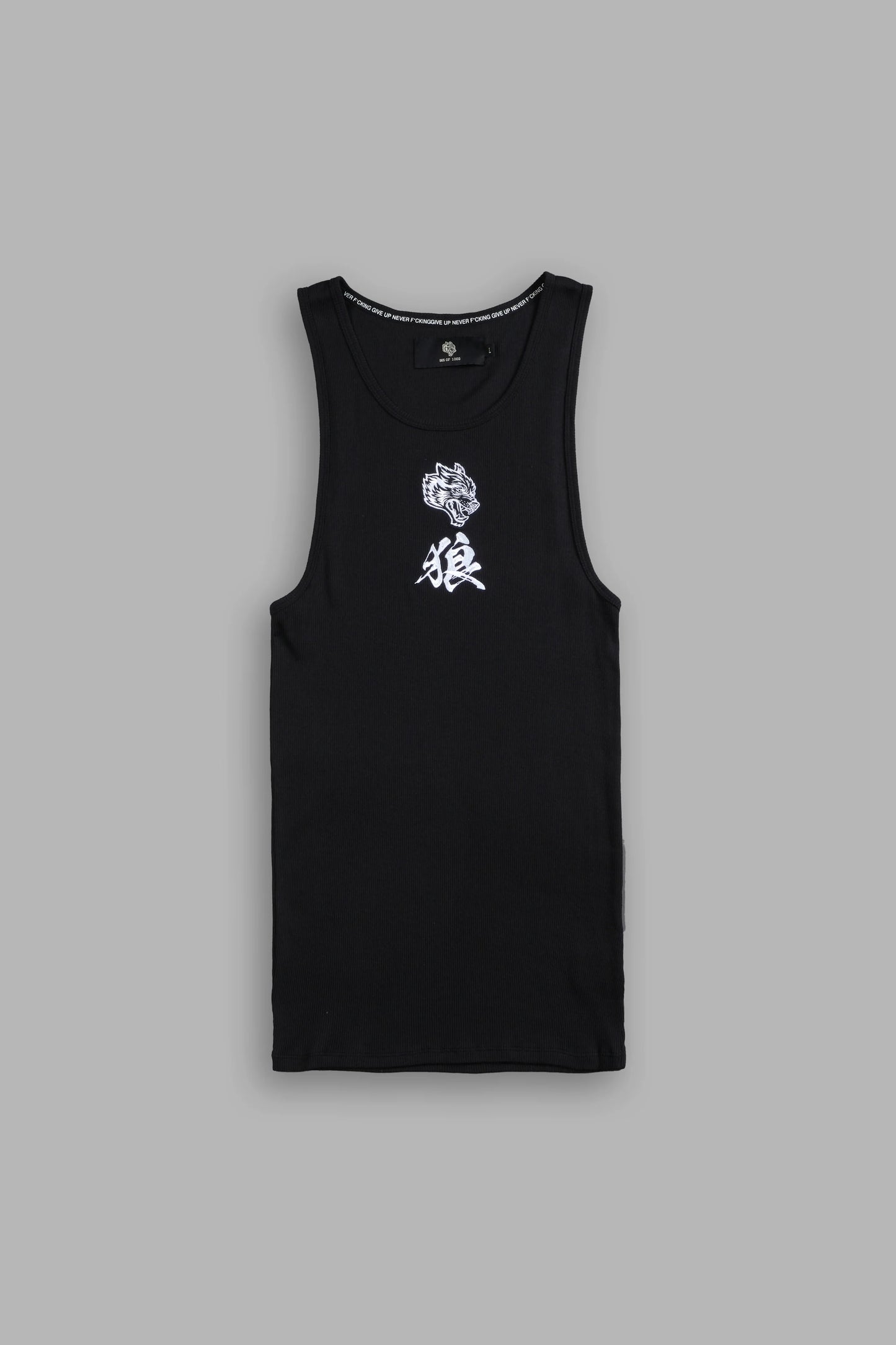 BUSHIDO WOLF RIBBED TANK