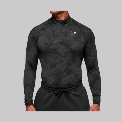 GEO SEAMLESS 1/4 ZIP LONGSLEEVE