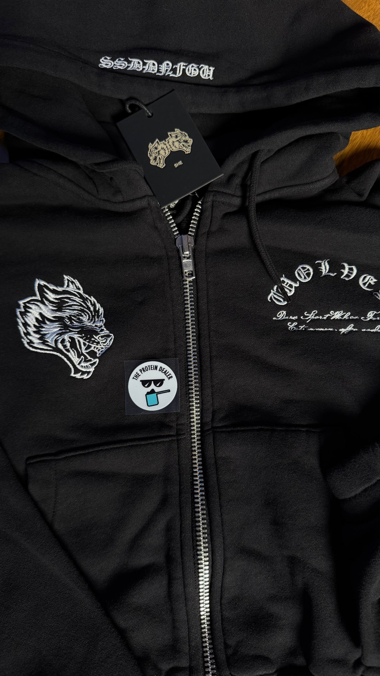 THE WAY CHAMBERS CROPPED ZIP HOODIE