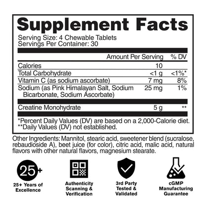 GAT CREATINE CHEWS 30 SERV