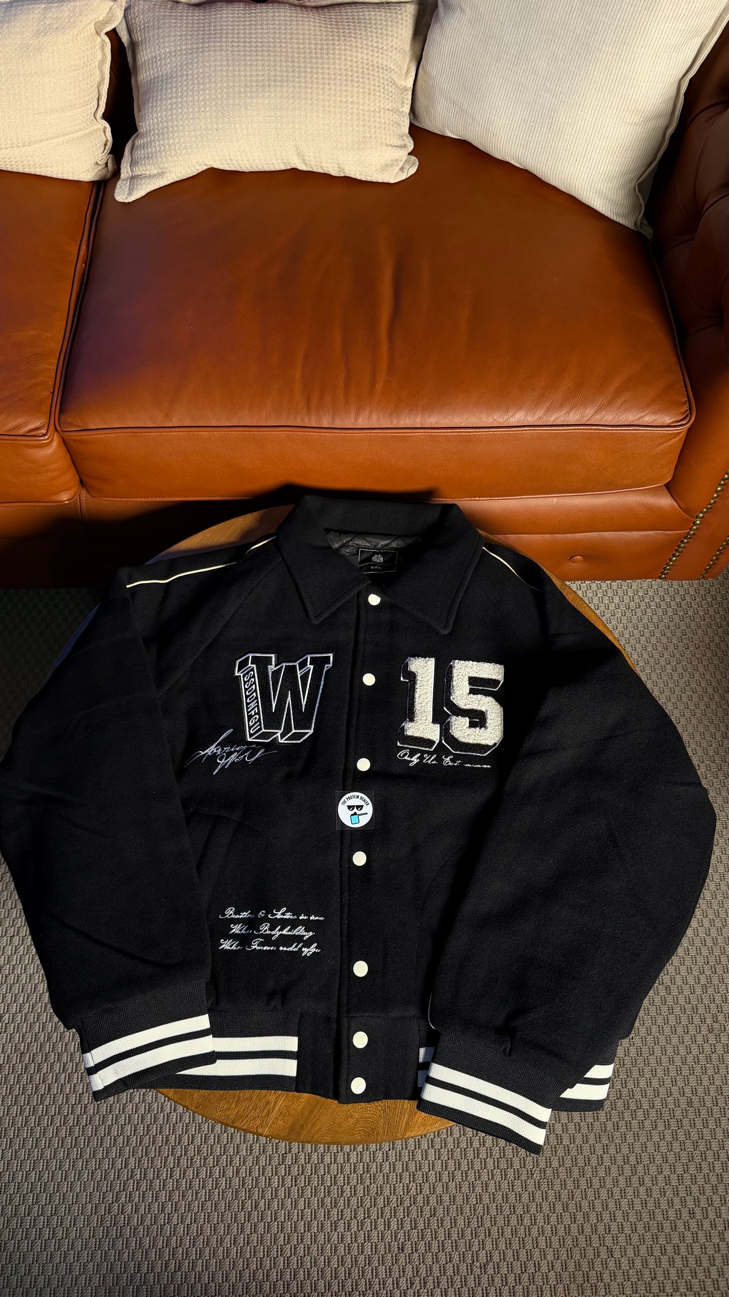 TEAM ROXY BOX CUT RUDY LETTERMAN JACKET