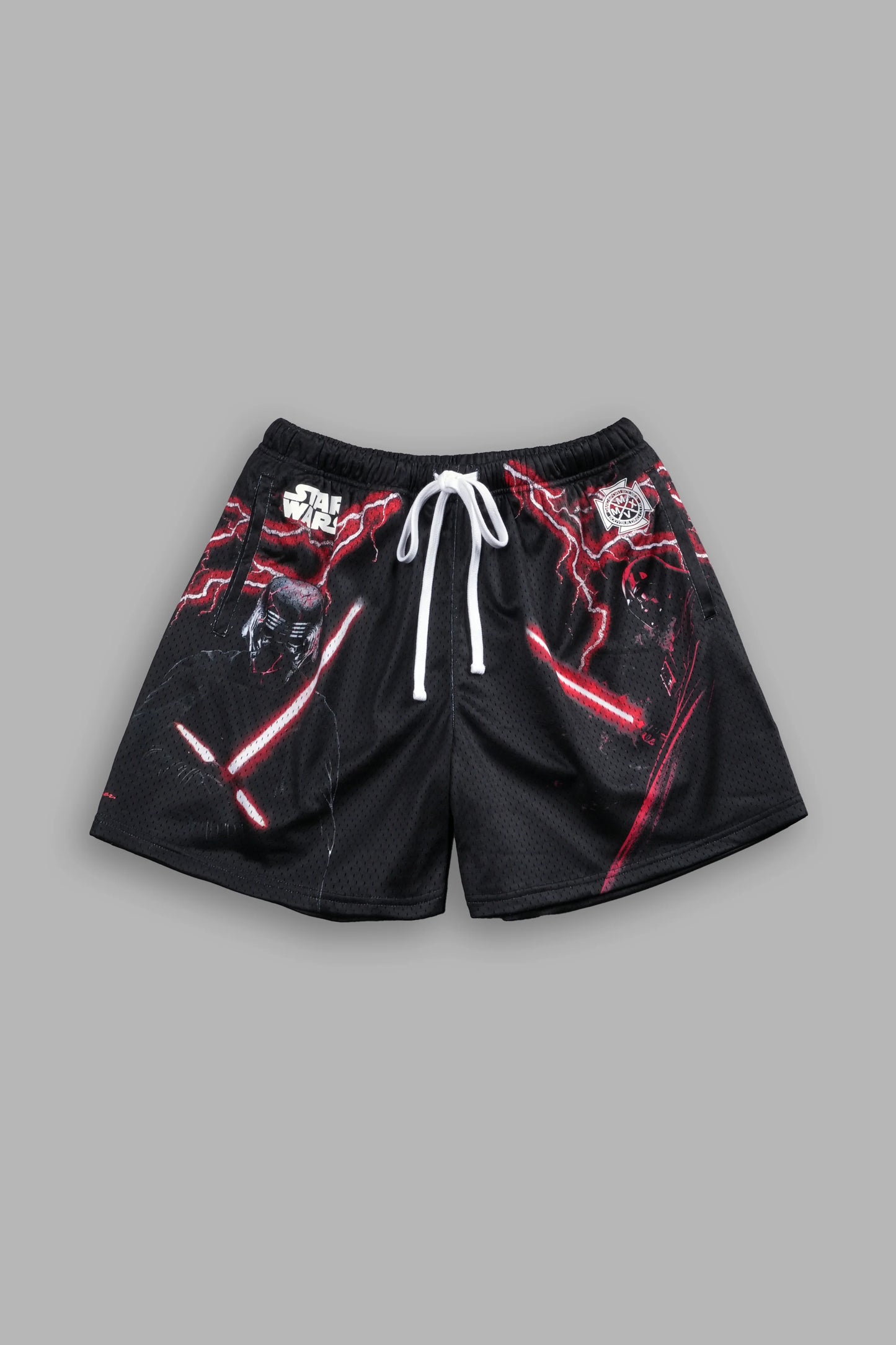 KYLO & VADER MESH SHORTS STAR WARS
