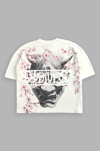 ONI SAKURA "GRUNGE" BOX CUT TEE