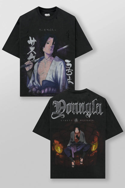 NARUTO DISTRESSED TEES #4318