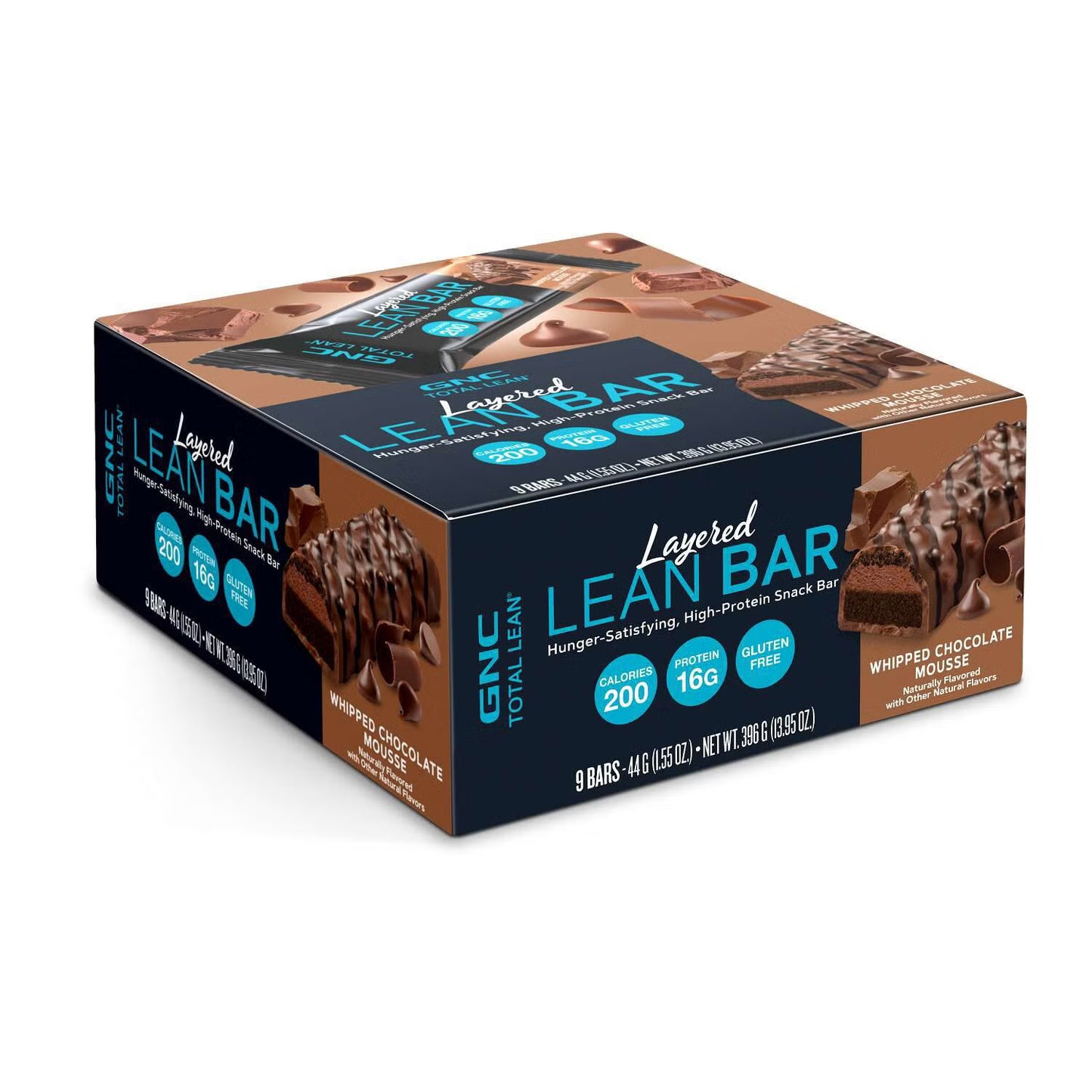 GNC LAYERED LEAN BARS 9 PACK