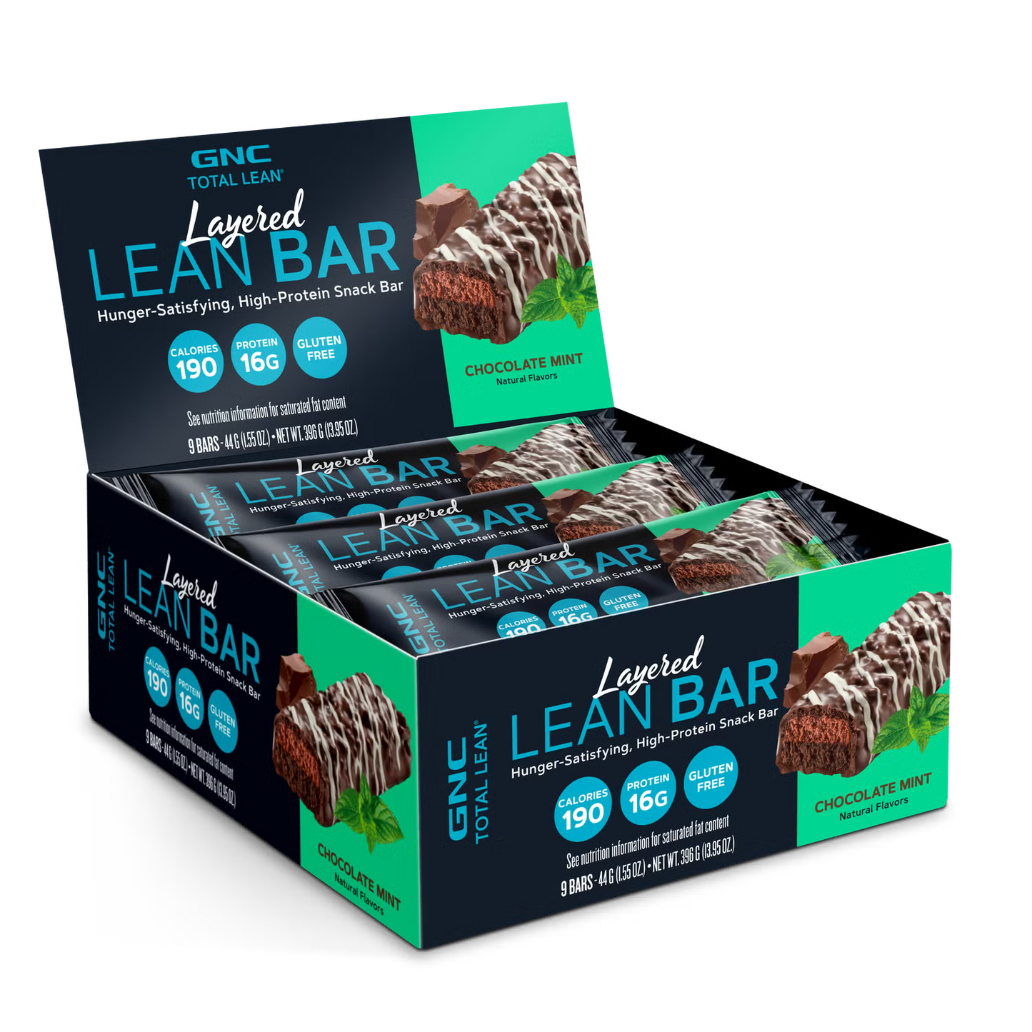 GNC LAYERED LEAN BARS 9 PACK
