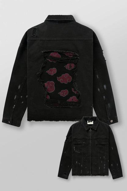 NARUTO DISTRESSED DENIM JACKETS #5133