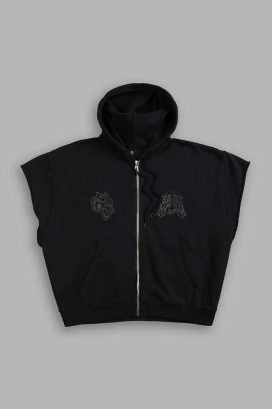SSDDNFGU MOTH CREED CAP ZIP HOODIE
