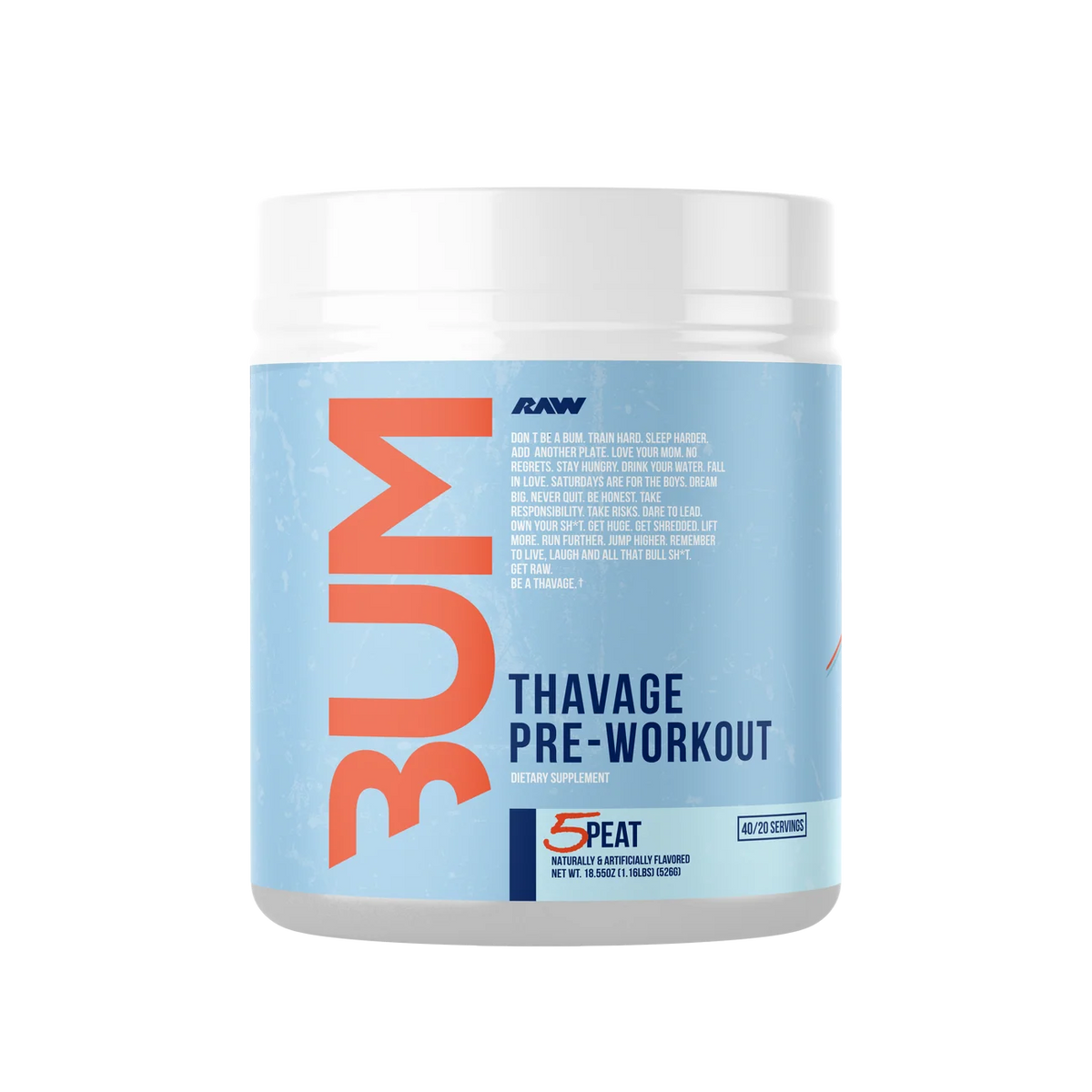CBUM THAVAGE PRE 40 SERV