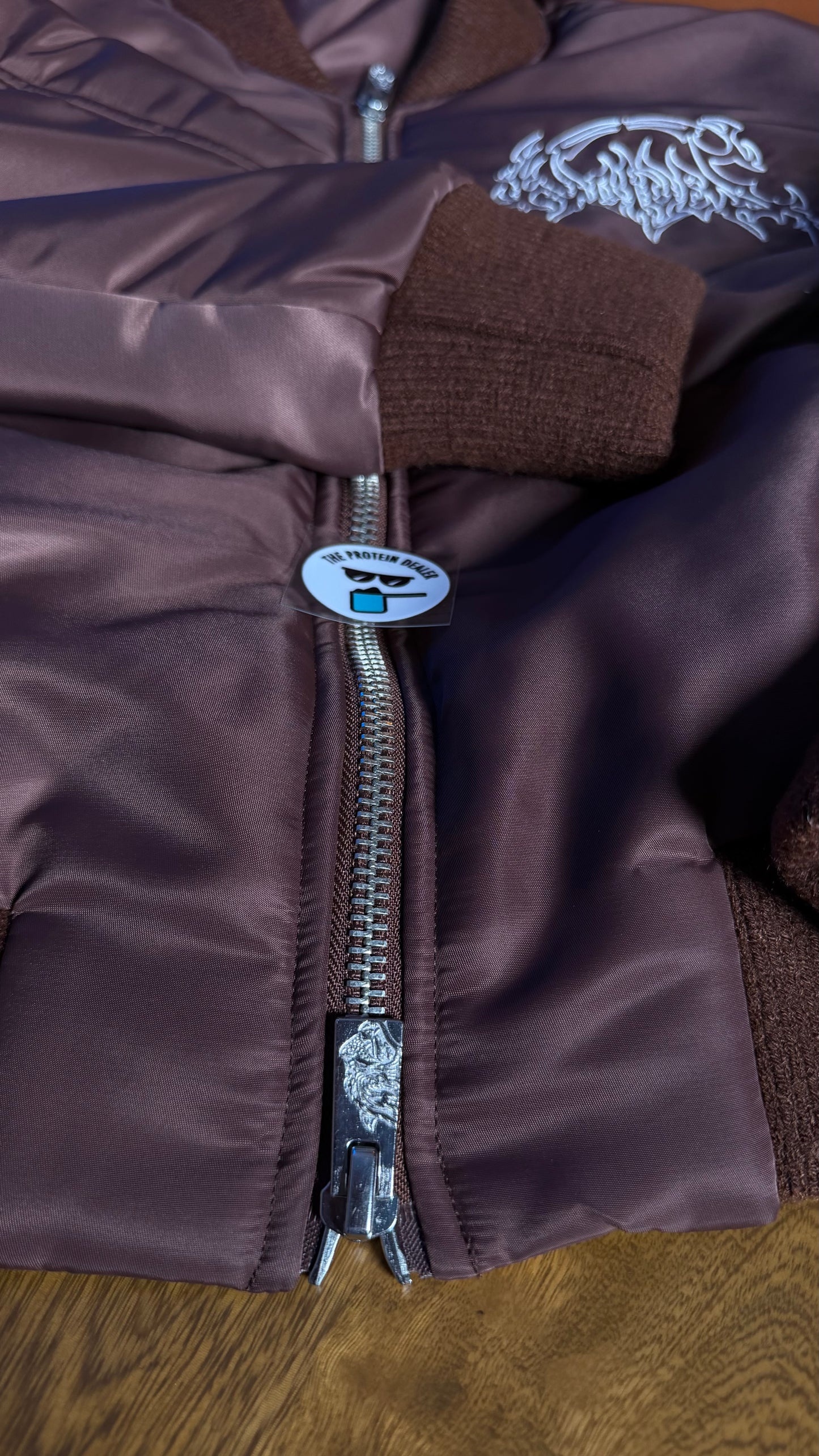 WOLVES HESH CROPPED REMY BOMBER JACKET