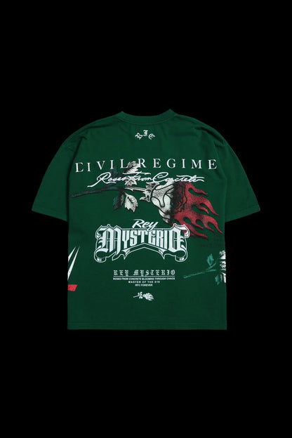 MYSTERIO'S HERITAGE "SIDE BY SIDE" 199X OVERSIZED TEE