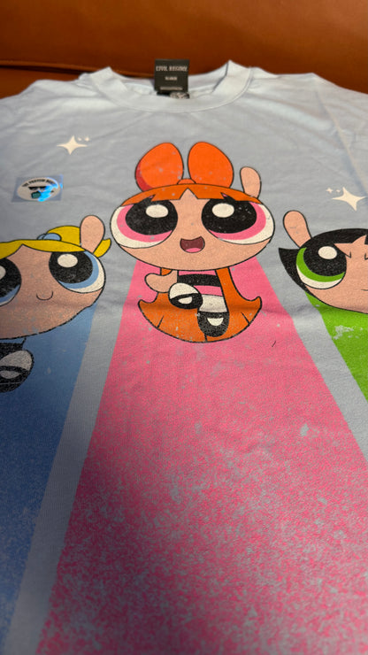 POWERPUFF GIRLS RUN THE WORLD AMERICAN CLASSIC OVER TEE