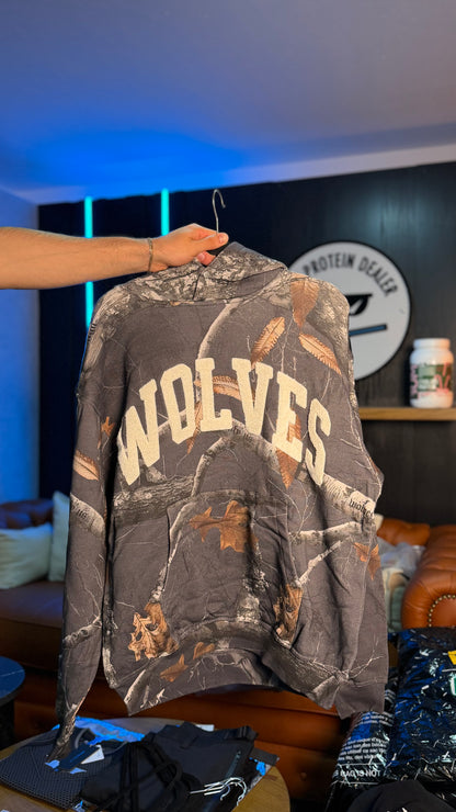 CAMO WOLVES HOODIE